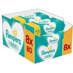 Pampers Sensitive Babydoekjes 8-pak (8x80)