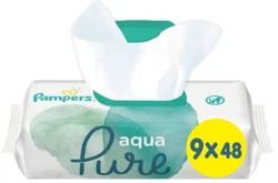 Pampers Babydoekjes Aqua Pure 9-pak (9x48)