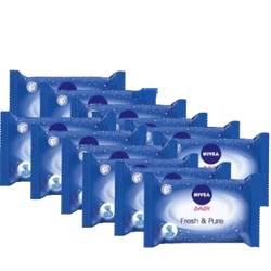 Niveau fresh and pure billendoekjes 12 pak Niveau fresh and pure billendoekjes 12 pak