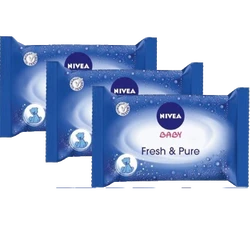 Niveau fresh and pure billendoekjes 3 pak Niveau fresh and pure billendoekjes 3 pak