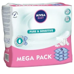 Nivea pure en sensitive billendoekjes 12 pak Nivea pure en sensitive billendoekjes 12 pak