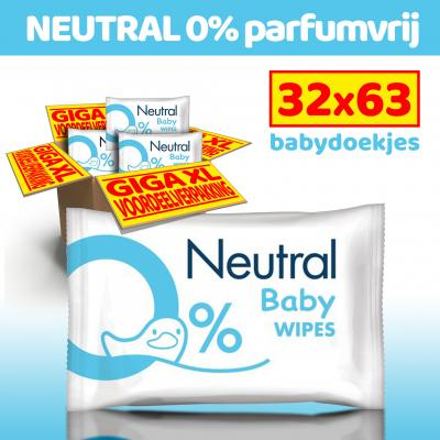 Neutral Babydoekjes 32-pak (32x63)