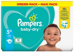Pampers Baby-Dry maat 5+ 88 luiers
