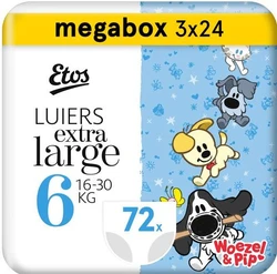 Etos Luiers maat 6 72 stuks