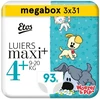 Etos Luiers Maxi+ Megabox 93 stuks