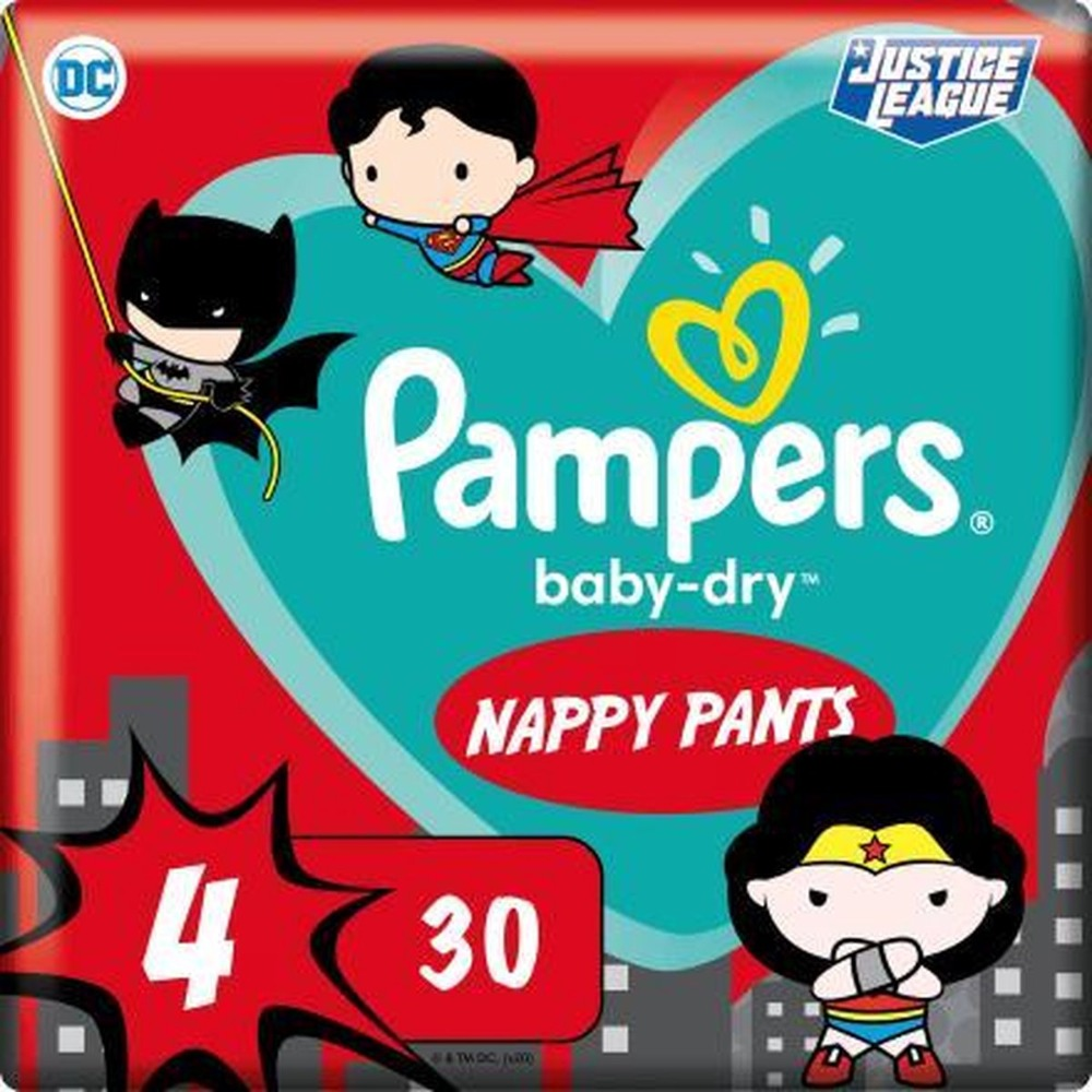 Pampers Baby-Dry Pants maat 4 30 luiers Pampers Baby-Dry Pants maat 4 30 luiers