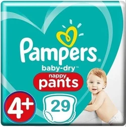 Pampers Baby Dry Pants Maat 4+ - 29 Luierbroekjes