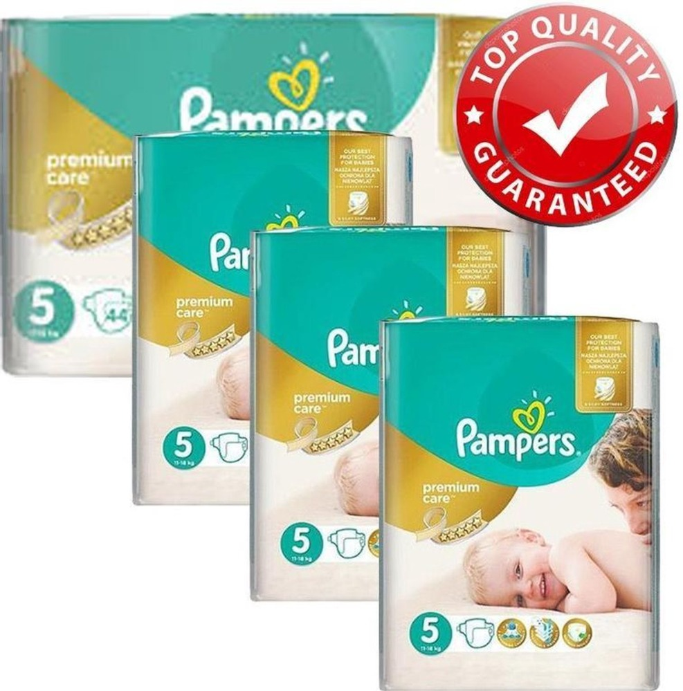 Pampers Premium Care maat 5 - 160 luiers Pampers Premium care Luiers - Maat 5 - (11-18 kg) 160 Stuks