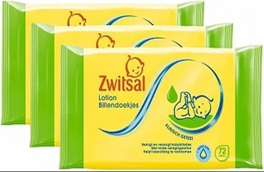 Zwitsal Lotion Billendoekjes - 216 doekjes Zwitsal lotion - 3x72st - billendoekjes