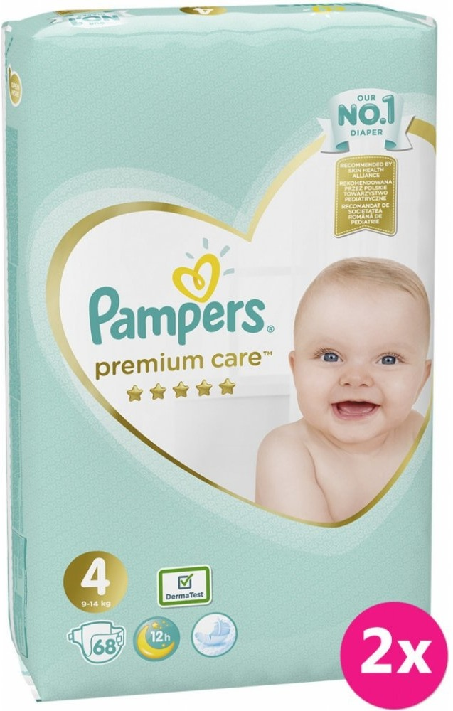 Pampers Premium Care maat 4 136 luiers Pampers Premium Care maat 4 136 luiers