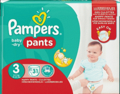 Pampers - Baby-Dry Pants - Standaard pak (oud) - 3 Pampers - Baby-Dry Pants - Standaard pak (oud) - 3