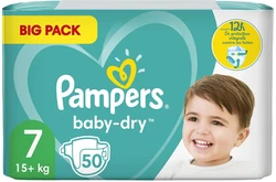 Pampers Baby-Dry maat 7 50 luiers