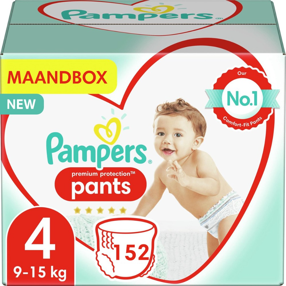 Pampers Baby-Dry Pants maat 4 152 luiers Pampers Baby-Dry Pants maat 4 152 luiers