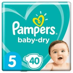 Pampers Baby-Dry maat 5 40 luiers