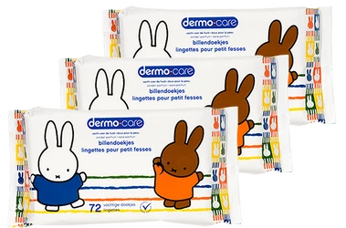 Dermo Care Billendoekjes 3-pak 216 doekjes