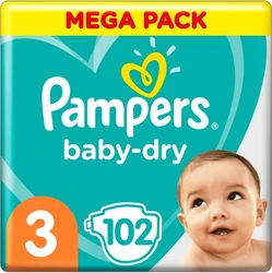 Pampers - Baby-Dry - Mega pak - 3