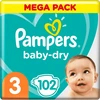 Pampers - Baby-Dry - Maat 3 102 luiers Pampers - Baby-Dry - Mega pak - 3