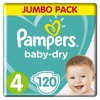 Pampers - Baby-Dry - Maat 4 120 luiers Pampers - Baby-Dry - Giga pak - Maat 4
