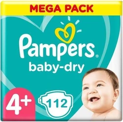 Pampers - Baby-Dry - Giga pak- Maat 4+