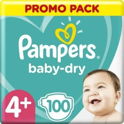 Pampers - Baby-Dry - Jumbo pak + - Maat 4+