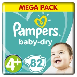 Pampers - Baby-Dry - Jumbo pak + - Maat 4+