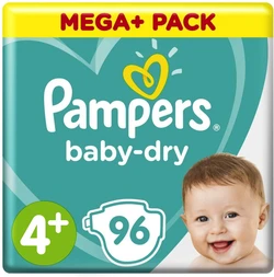 Pampers - Baby-Dry - Jumbo pak+ - Maat 4+
