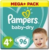 Pampers - Baby-Dry - Jumbo pak+ - Maat 4+ Pampers - Baby-Dry - Jumbo pak+ - Maat 4+