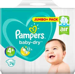 Pampers - Baby-Dry - Jumbobox+ - Maat 4+