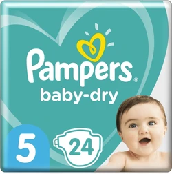 Pampers - Baby Dry - Carry pack - 5 24 luiers