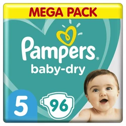 Pampers - Baby-Dry - Jumbo pak + - Maat 5