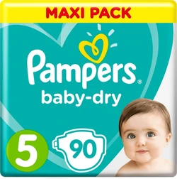 Pampers Baby dry maat 5 maxi pack met 90 luiers