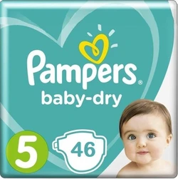 Pampers - Baby-Dry - Reuzenpak - Maat 5