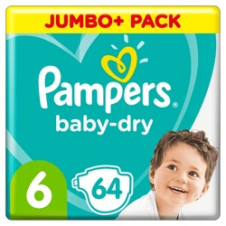 Pampers - Baby-Dry - jumbo+ pak  - Maat 6