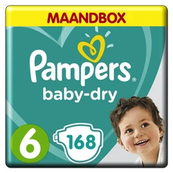 Pampers - Baby-Dry - Maandbox+ - Maat 6