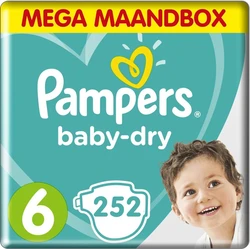 Pampers - Baby-Dry - Mega Maandbox- Maat 6
