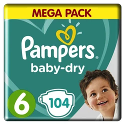 Pampers - Baby-Dry - Mega pak + - Maat 6
