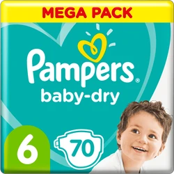 Pampers - Baby-Dry - Mega+ pak - 6