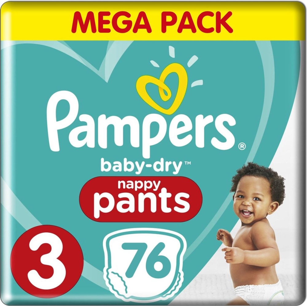 Pampers - Baby Dry Pants - Jumbo pak - 3 Pampers - Baby Dry Pants - Jumbo pak - 3