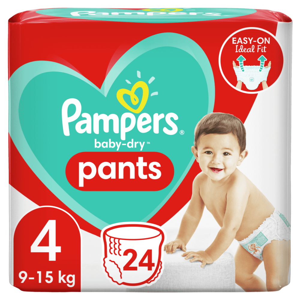 Pampers - Baby Dry Pants - Keysize - 4 Pampers - Baby Dry Pants - Keysize - 4