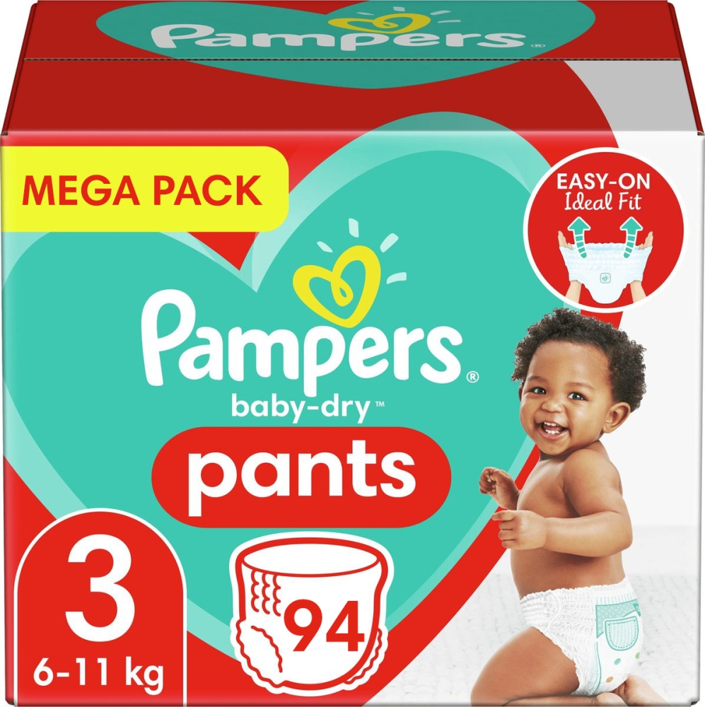 Pampers - Baby Dry Pants - Mega+ pak - 3 Pampers - Baby Dry Pants - Mega+ pak - 3