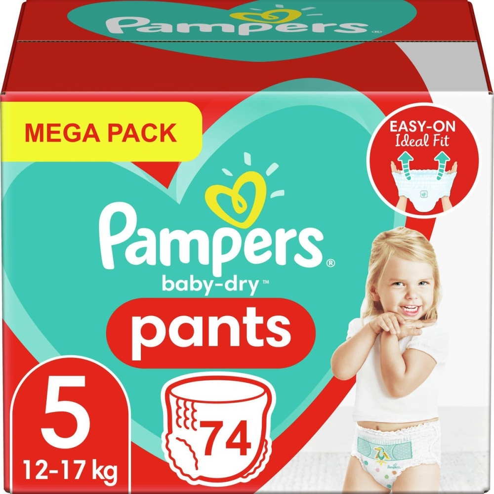 Pampers - Baby Dry Pants - Mega+ pak - 5 Pampers - Baby Dry Pants - Mega+ pak - 5