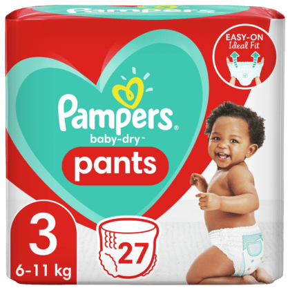 Pampers - Baby Dry Pants - Standaard pak (nieuw)- 3 Pampers - Baby Dry Pants - Standaard pak (nieuw)- 3