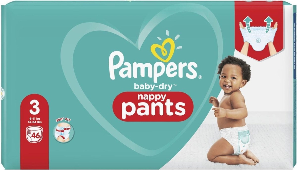 Pampers - Baby Dry Pants - Voordeelpak - 3 Pampers - Baby Dry Pants - Voordeelpak - 3