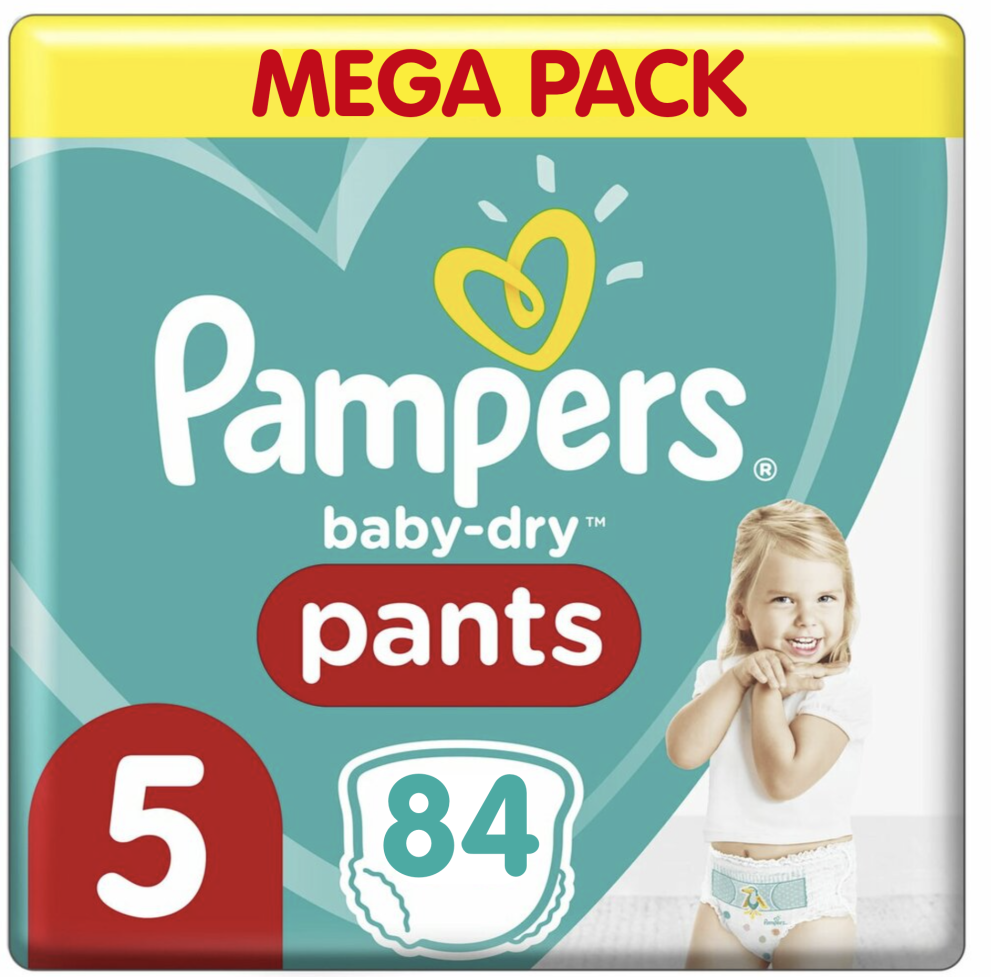 Pampers - Baby-Dry Pants - Jumbo pak+ - 5 Pampers - Baby-Dry Pants - Jumbo pak+ - 5