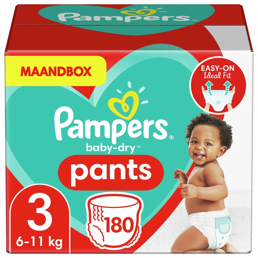 Pampers - Baby-Dry Pants - Maandbox - 3 Pampers - Baby-Dry Pants - Maandbox - 3
