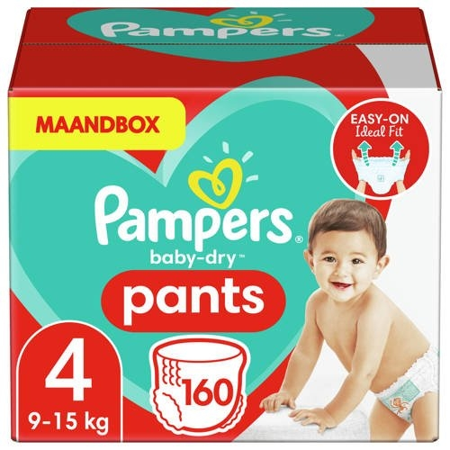 Pampers - Baby-Dry Pants - maandbox - maat 4 Pampers - Baby-Dry Pants - maandbox - maat 4