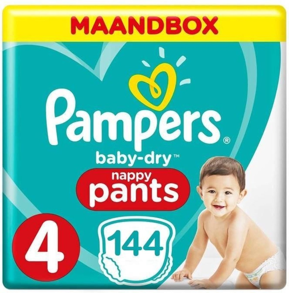 Pampers - Baby-Dry Pants - maandbox+ - maat 4 Pampers - Baby-Dry Pants - maandbox+ - maat 4