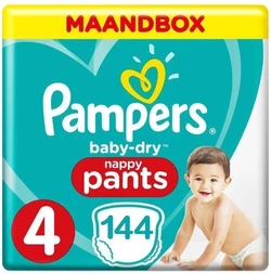 Pampers - Baby-Dry Pants - maandbox+ - maat 4