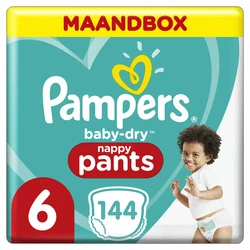 Pampers - Baby-Dry Pants - maandbox+ - maat 6 Pampers - Baby-Dry Pants - maandbox+ - maat 6