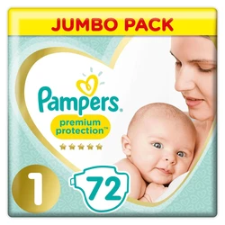 Pampers - Premium Protection - Jumbo Pak - Maat 1